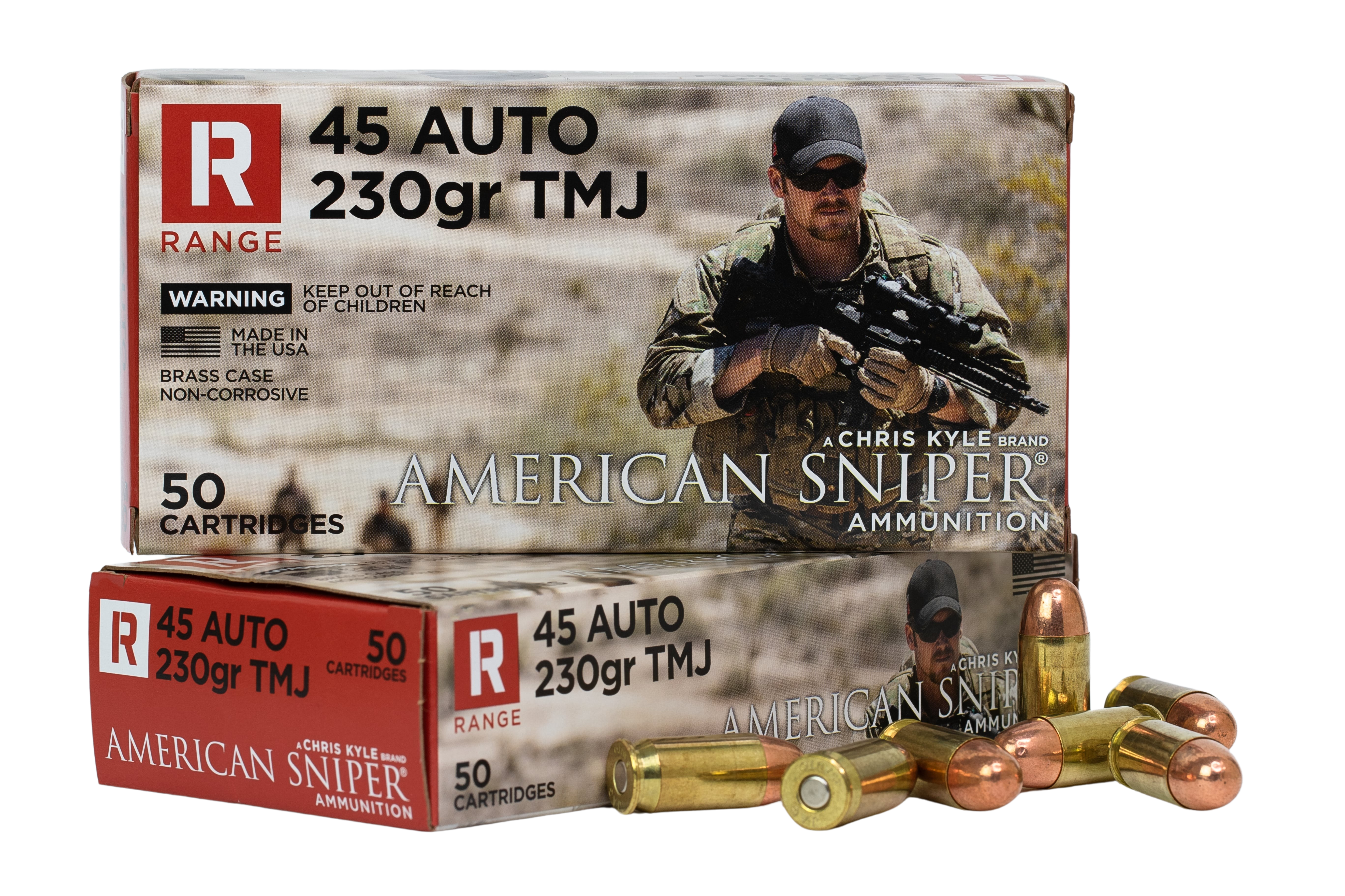 American Sniper® Ammunition 45 Auto 230gr FMJ