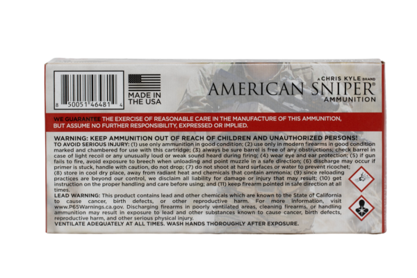 American Sniper® Ammunition 45 Auto 230gr FMJ