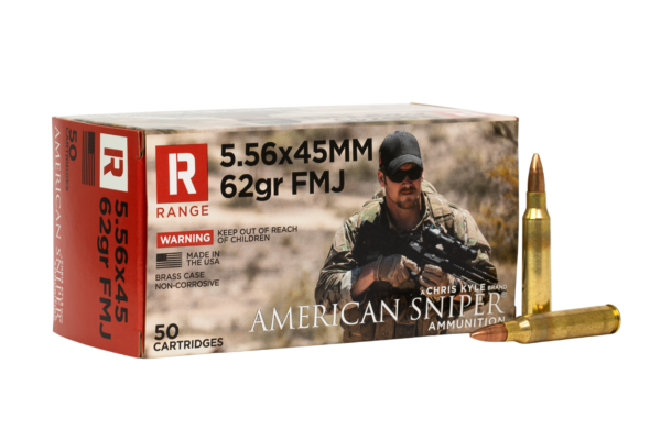 American Sniper® Ammunition 5.56x45 62gr FMJ