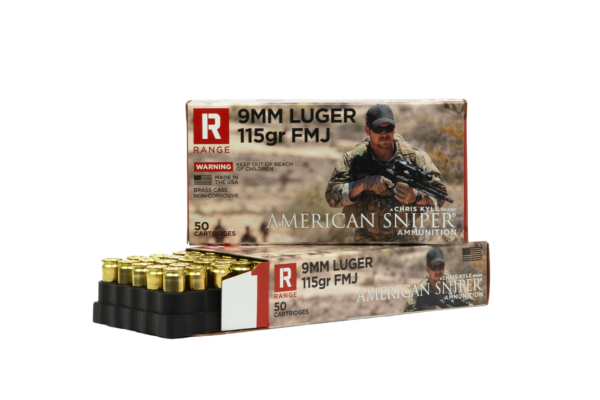 American Sniper® Ammunition 9MM 115gr FMJ