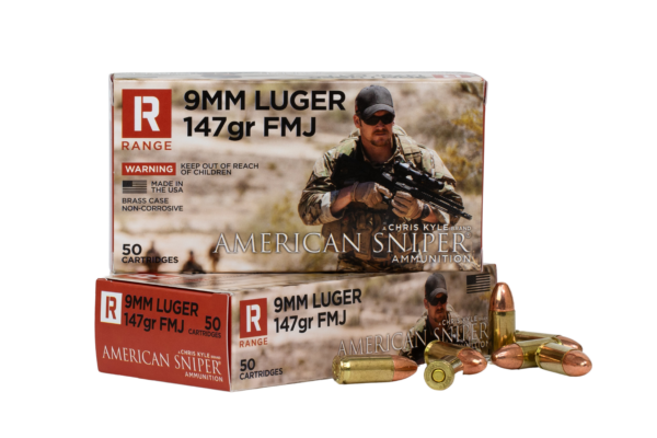 American Sniper® Ammunition 9MM 147gr FMJ