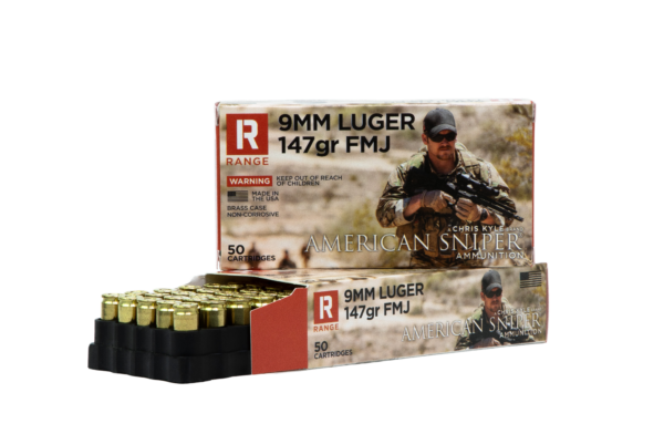 American Sniper® Ammunition 9MM 147gr FMJ