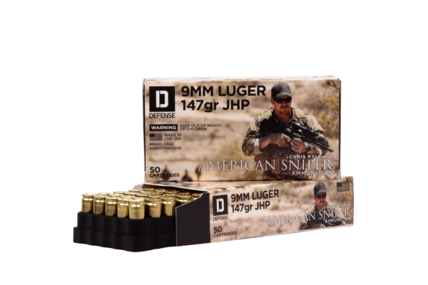 American Sniper® Ammunition 9MM 147gr JHP