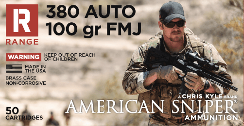 American Sniper® Ammunition 380 Auto 100gr FMJ