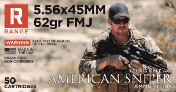 American Sniper® Ammunition 5.56x45 62gr FMJ