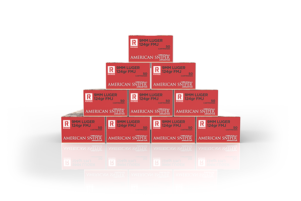 American Sniper® Ammunition 9MM Stacked